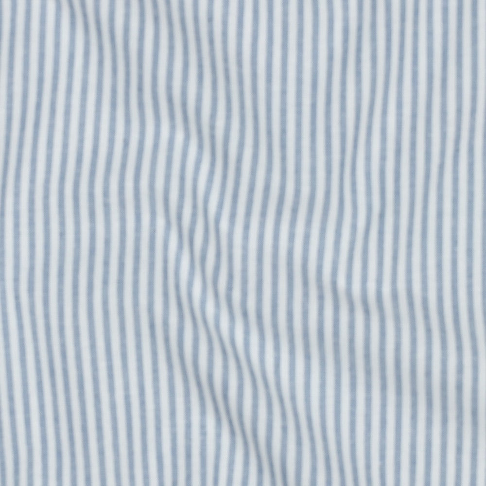 Yarn-Dyed Cotton Stripe in Blue