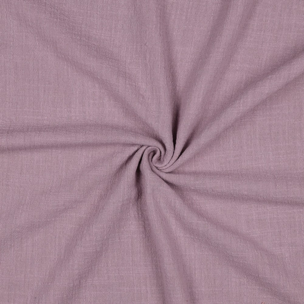 Washed Cotton Slub in Lilac
