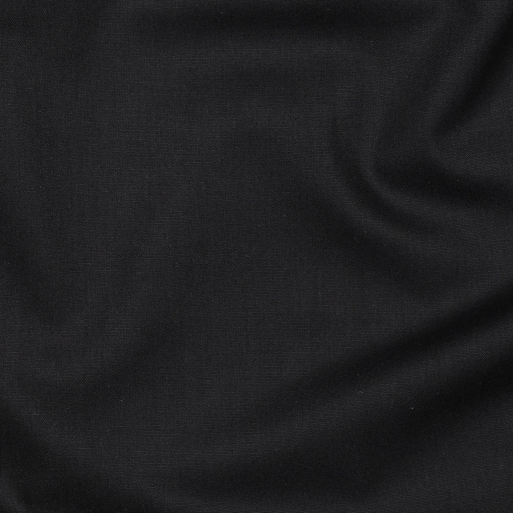 Organic Cotton Poplin in Black