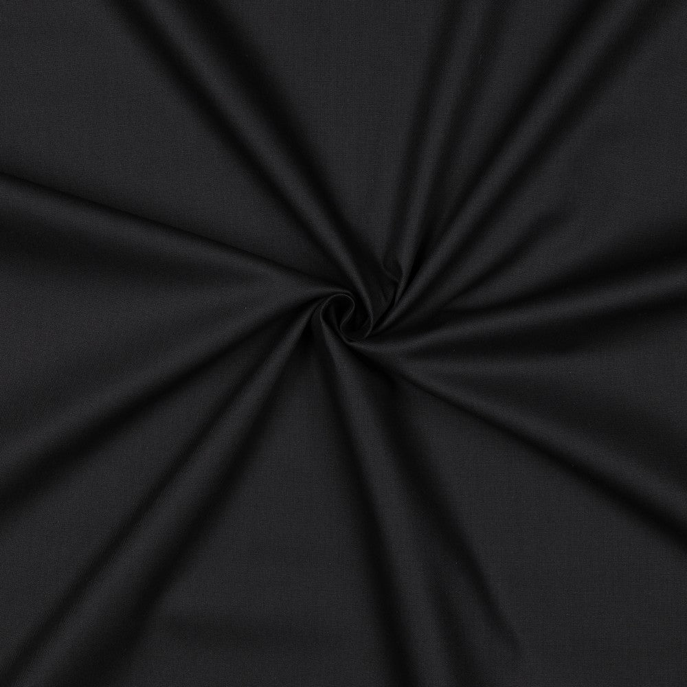 Organic Cotton Poplin in Black