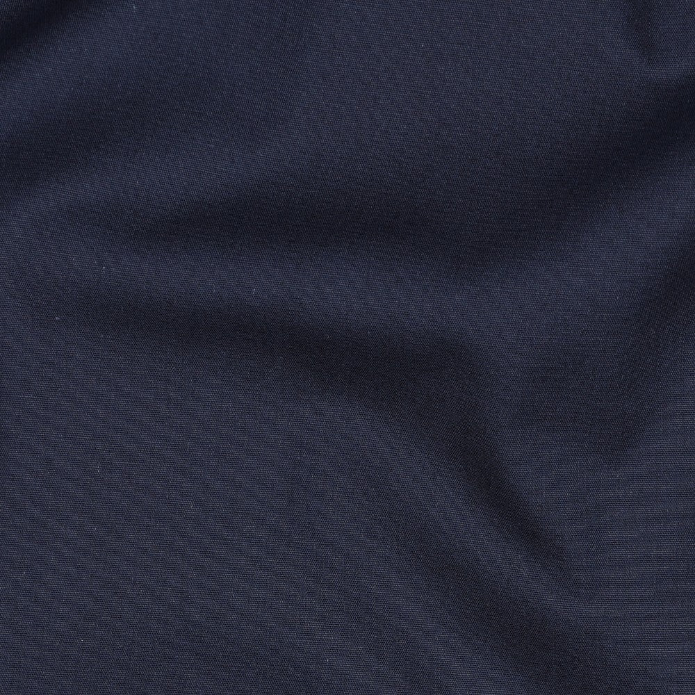Organic Cotton Poplin in Navy