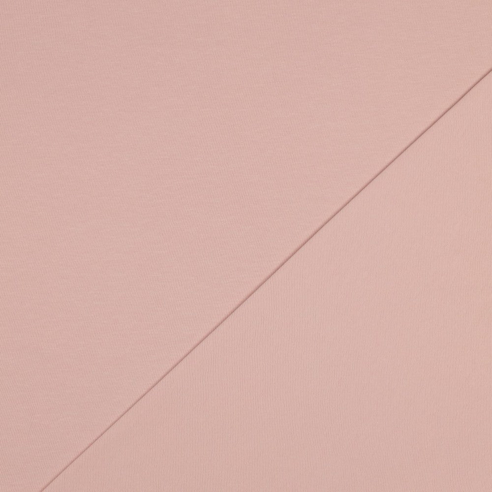 Organic Cotton Jersey in Light Mauve