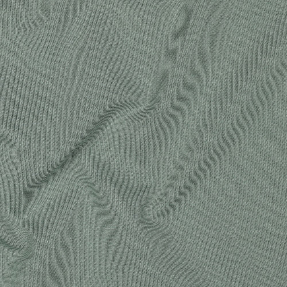 Organic Cotton French Terry in Dark Mint
