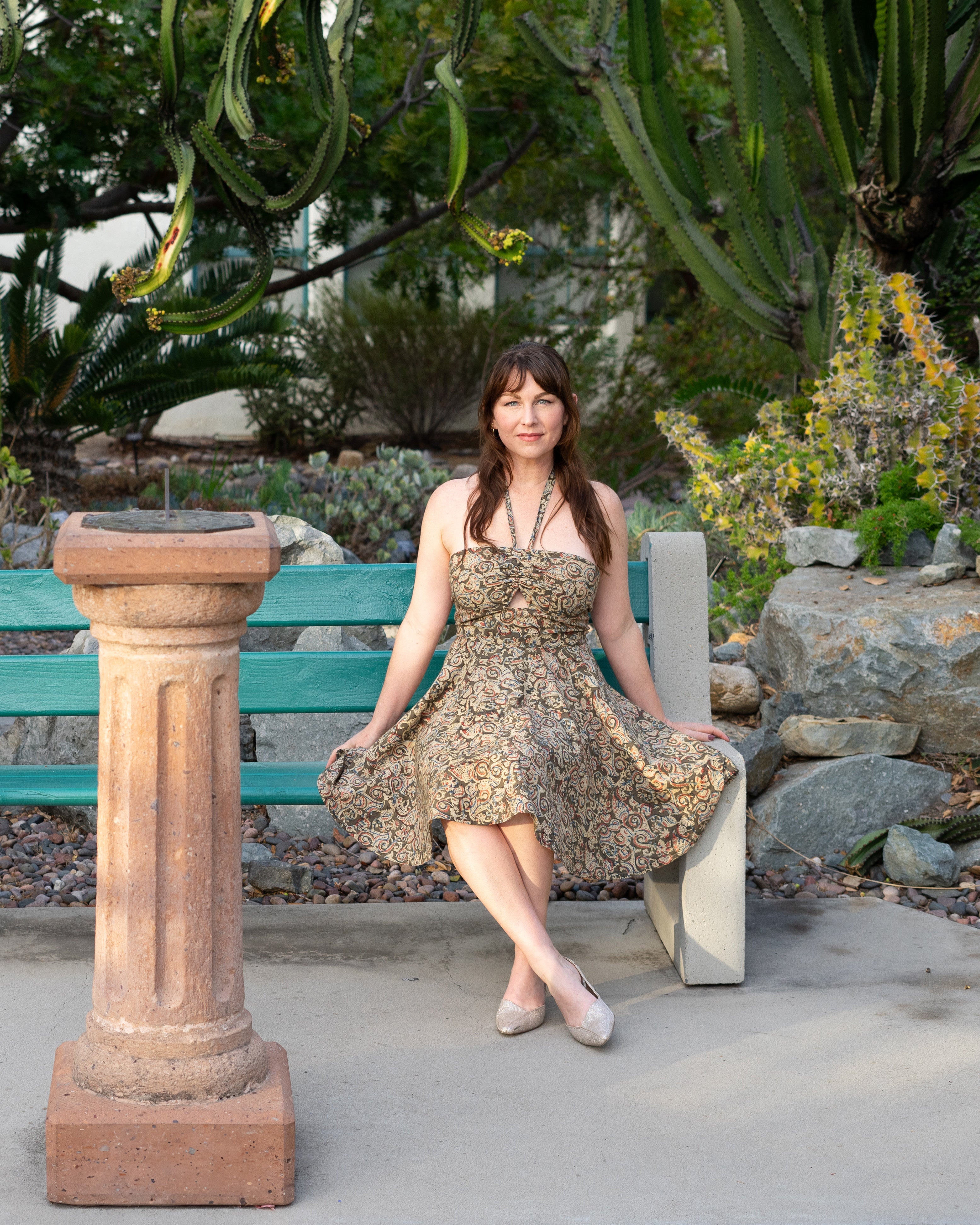 A Holiday Dress in Merchant and Mills Indian Block Print Cotton