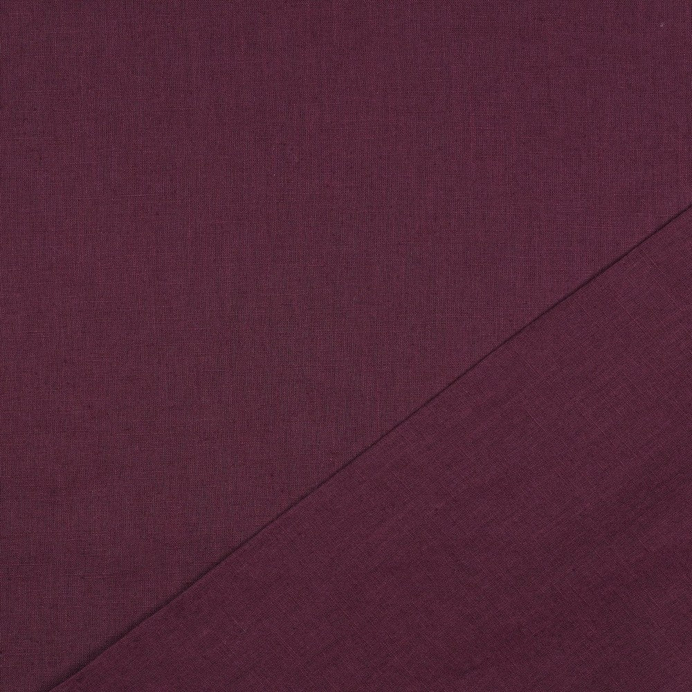 Washed Linen Blend in Mulberry