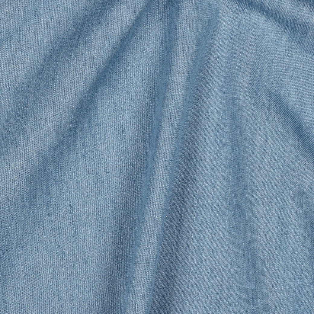 Slub Denim in Indigo Light Blue