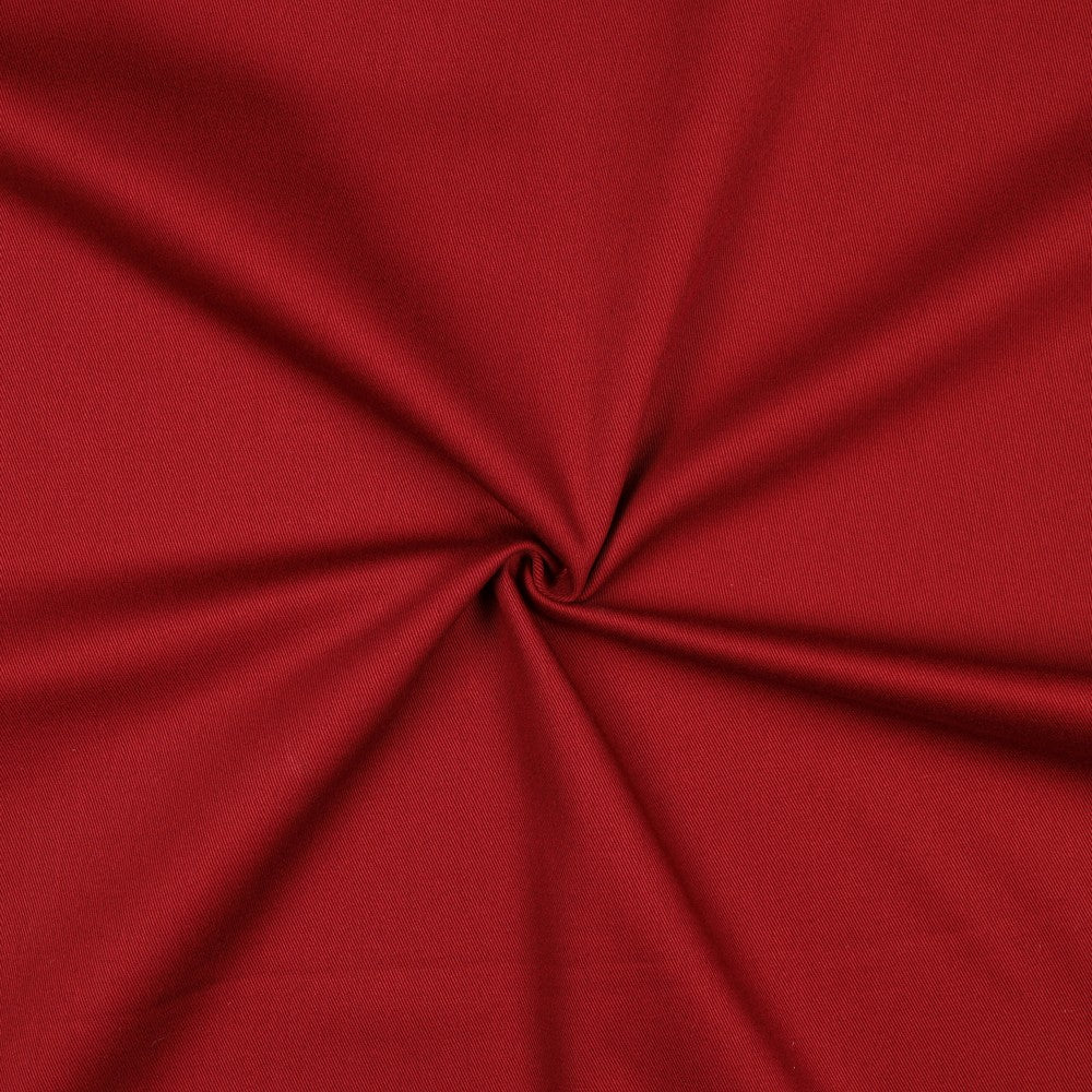 Cotton Twill in Burgundy