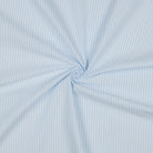 Yarn-Dyed Cotton Stripe in Light Blue