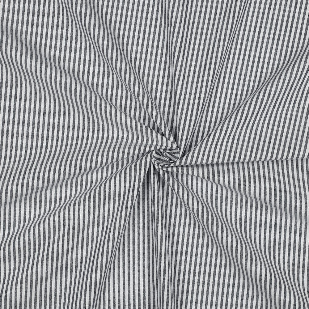 Yarn-Dyed Cotton Stripe in Navy