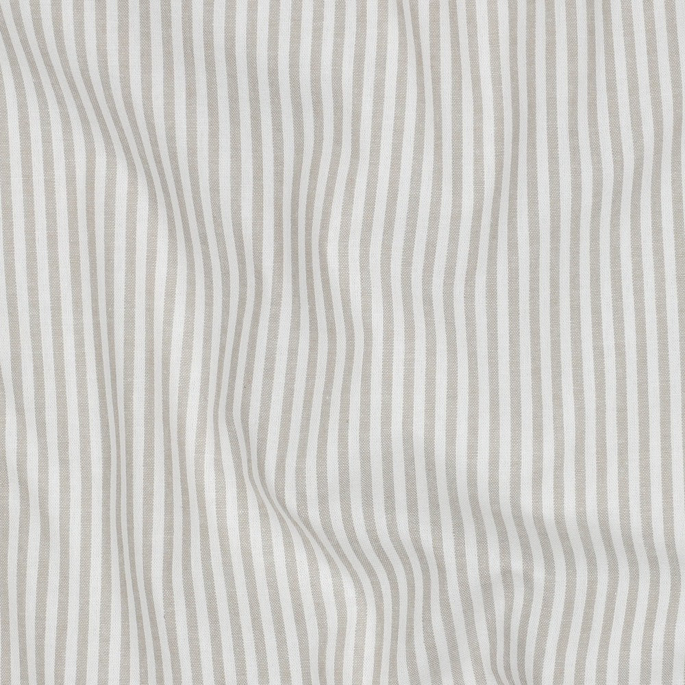 Yarn-Dyed Cotton Stripe in Sand