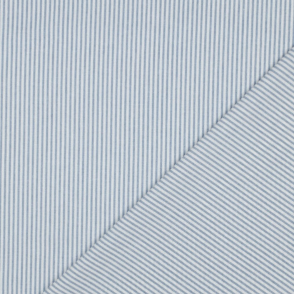 Yarn-Dyed Cotton Stripe in Blue