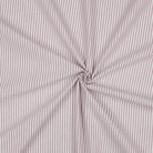 Yarn-Dyed Cotton Stripe in Mauve