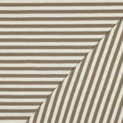 Striped Cotton Rib Knit in Sand