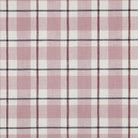 Linen Viscose Check in Old Rose