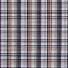 Linen Viscose Check in Blue