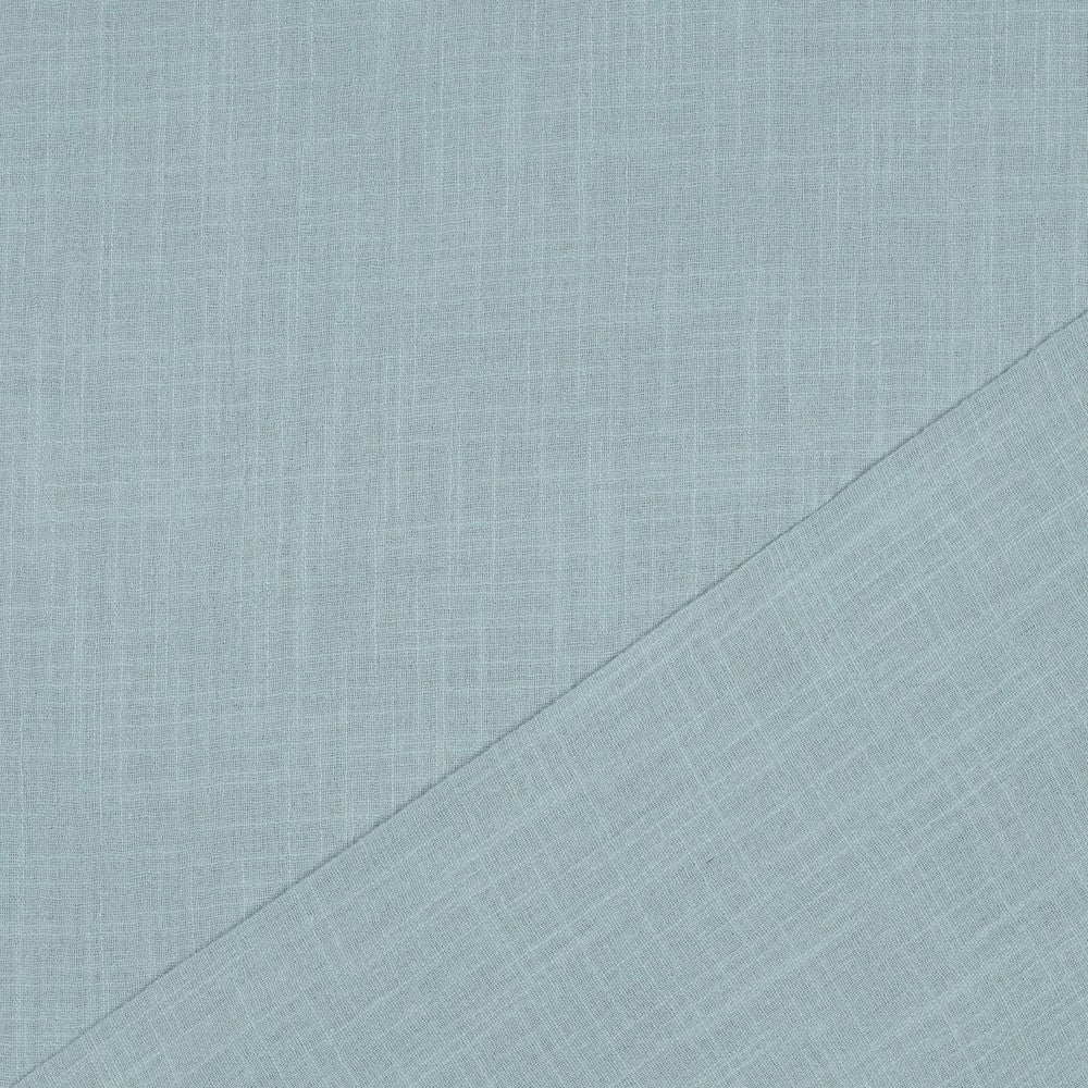 Washed Cotton Slub in Blue