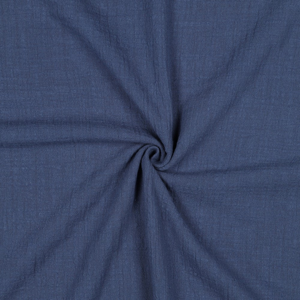 Washed Cotton Slub in Jeans