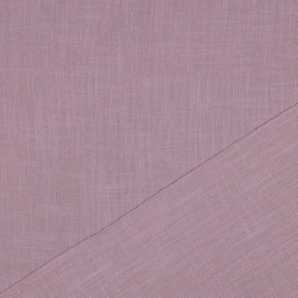 Washed Cotton Slub in Lilac
