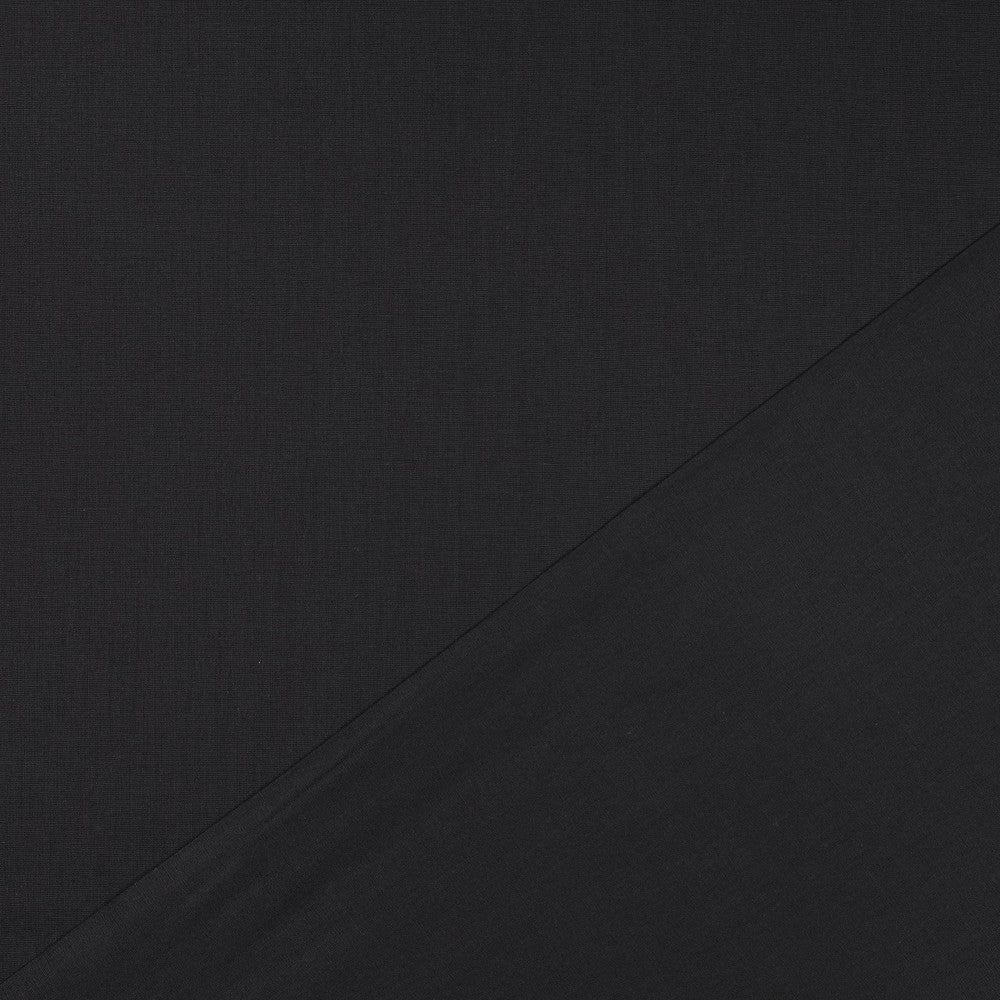 Organic Cotton Poplin in Black