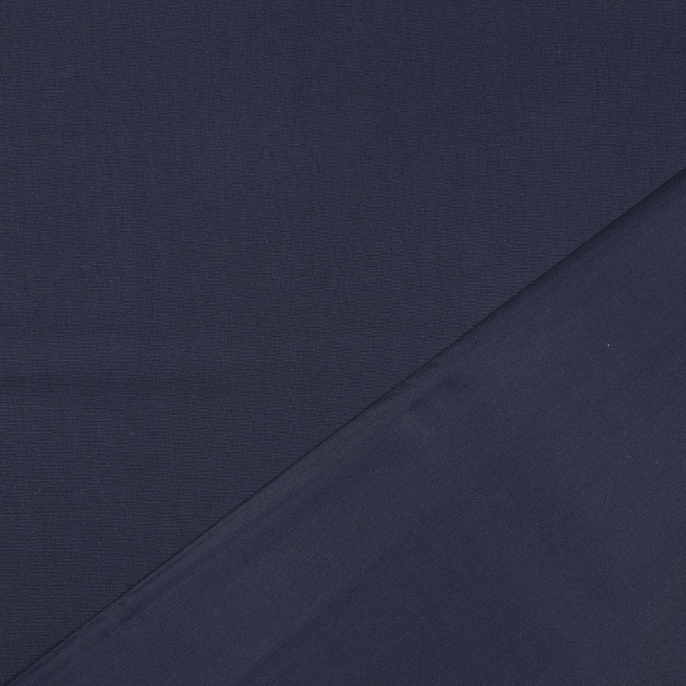 Organic Cotton Poplin in Navy