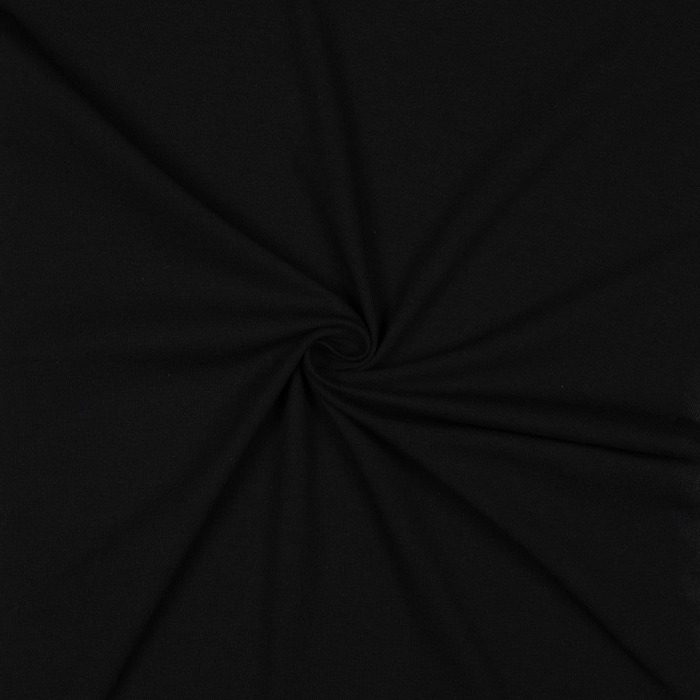 Organic Cotton Jersey in Black