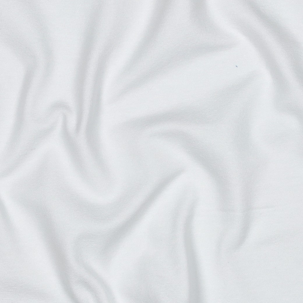 Organic Cotton Jersey in White