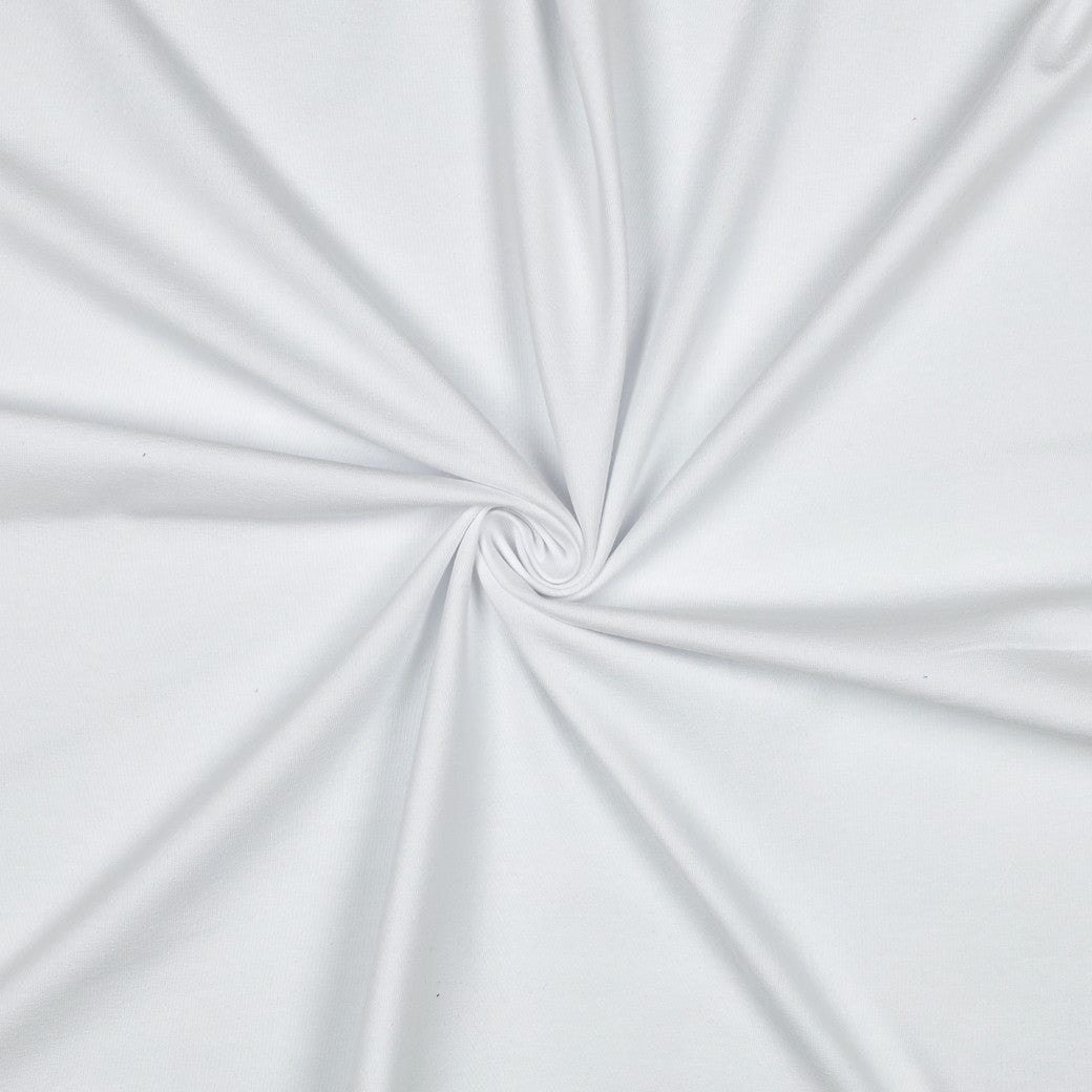 Organic Cotton Jersey in White