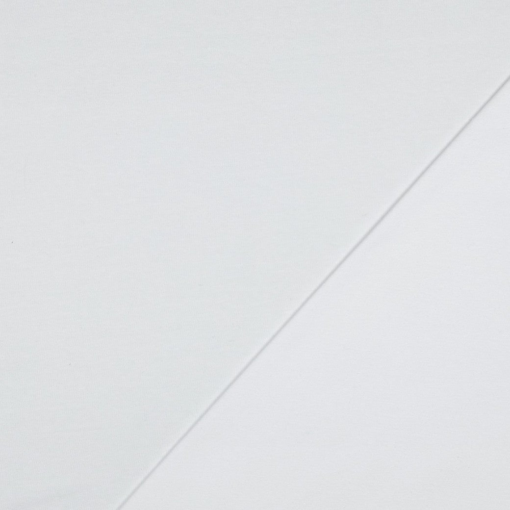 Organic Cotton Jersey in White