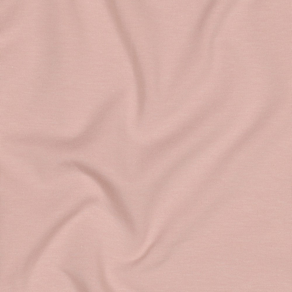 Organic Cotton Jersey in Light Mauve