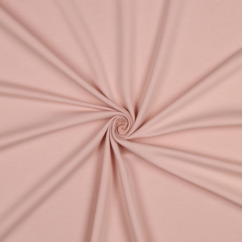 Organic Cotton Jersey in Light Mauve
