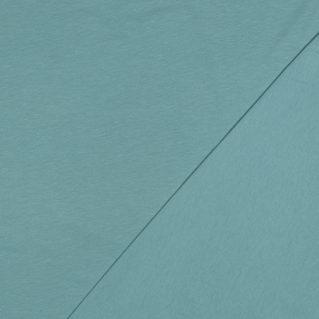 Organic Cotton Jersey in Dark Aqua
