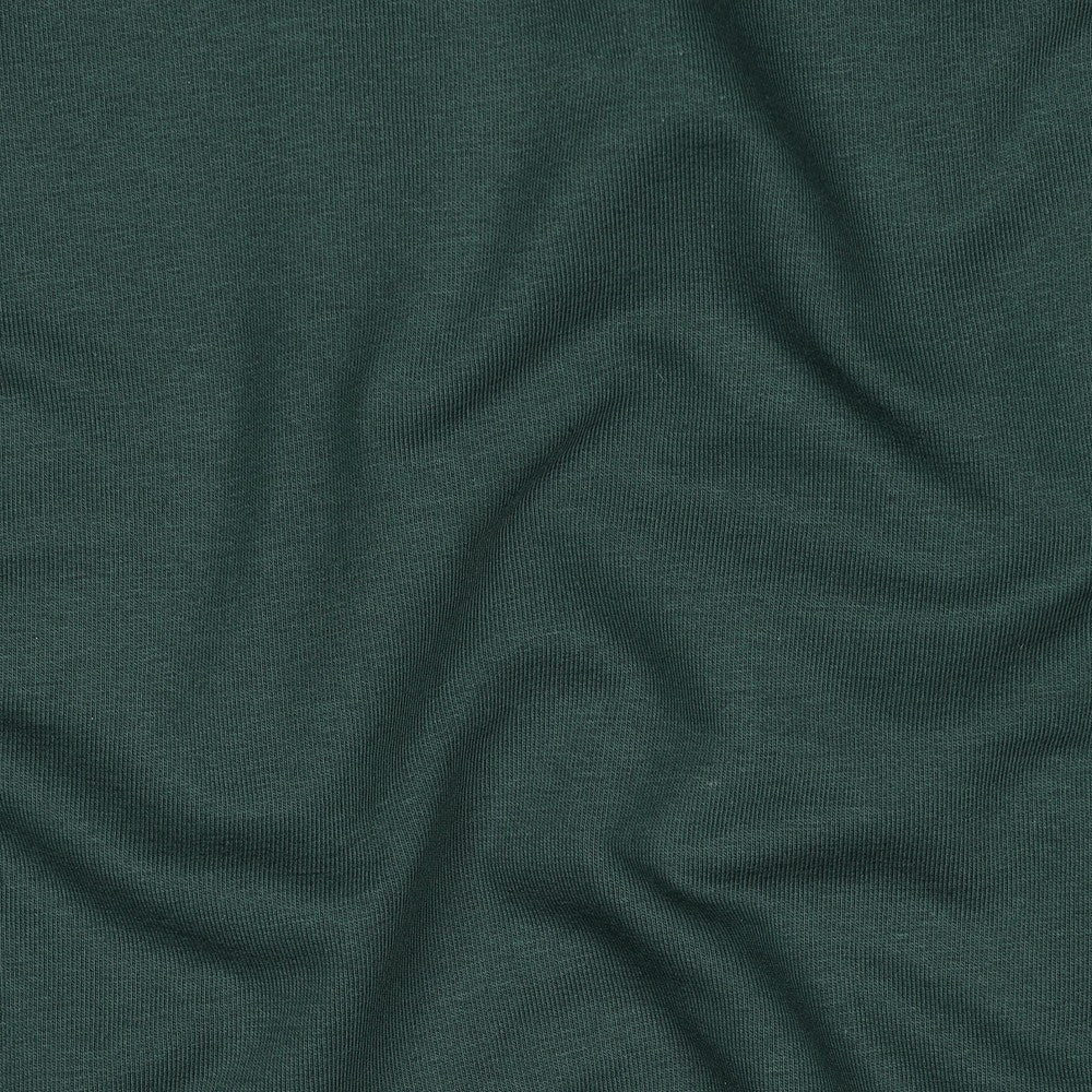 Organic Cotton French Terry in Forest Green