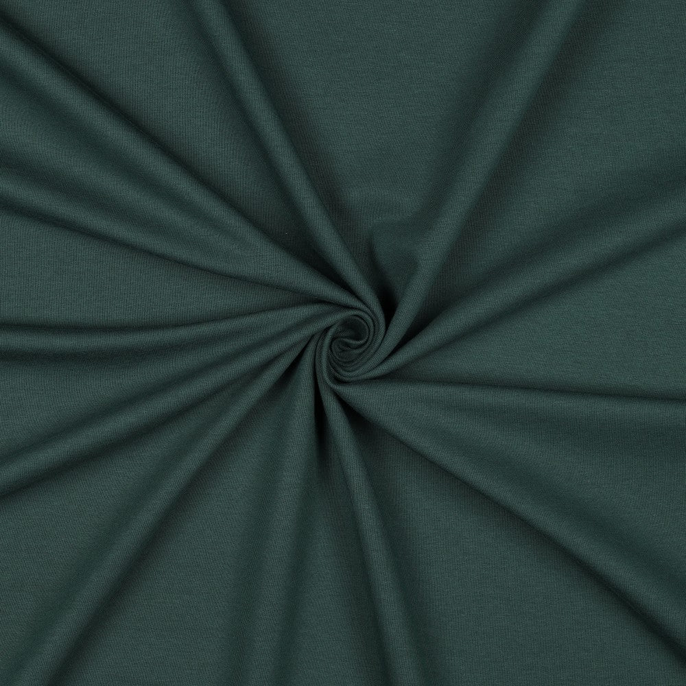 Organic Cotton French Terry in Forest Green