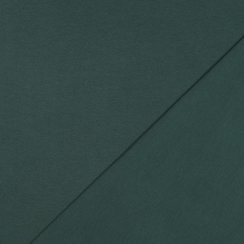 Organic Cotton French Terry in Forest Green