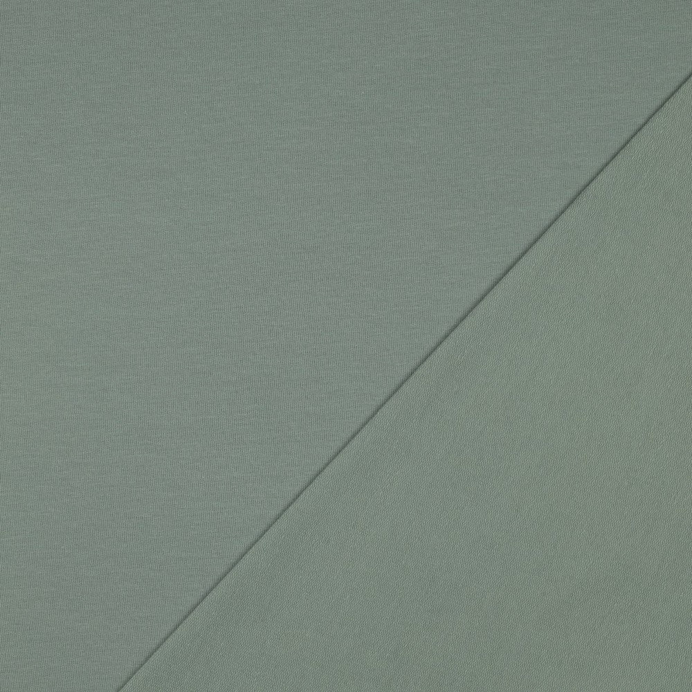 Organic Cotton French Terry in Dark Mint