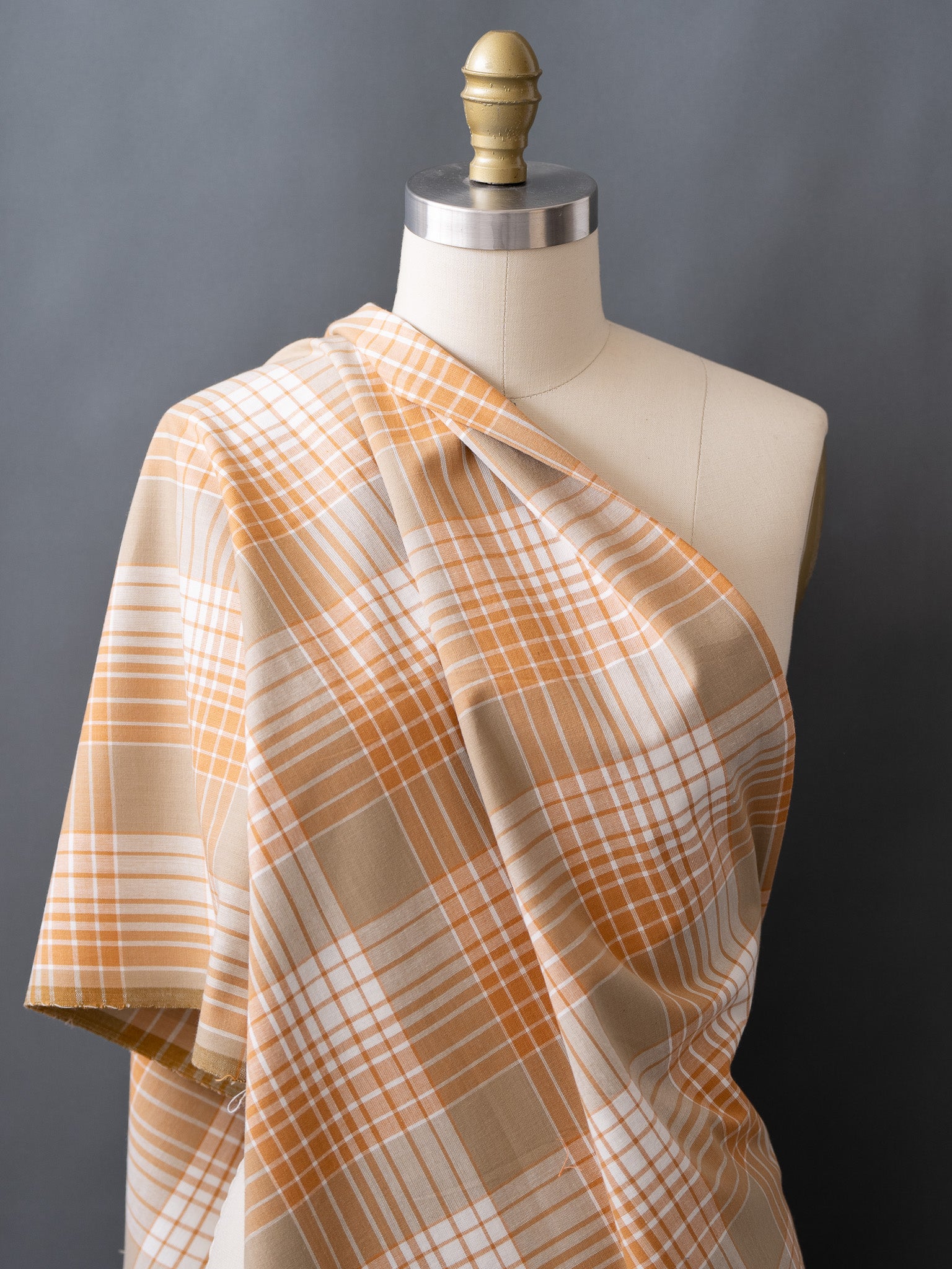 Arcade Plaid Cotton Woven in Rustic | Fableism – Fringe Fabrics